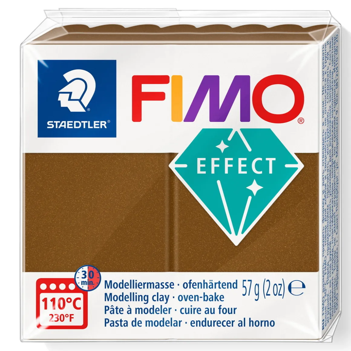 Fimo effect metallic modelleire 57 g – bronze 71