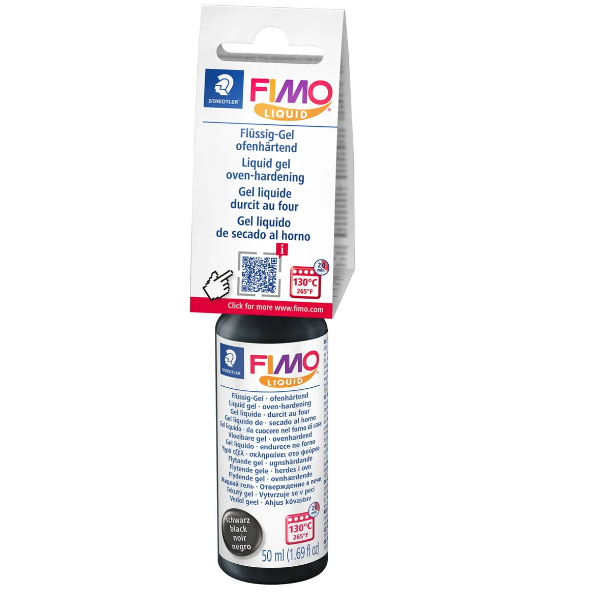 Fimo Liquid 50 ml svart