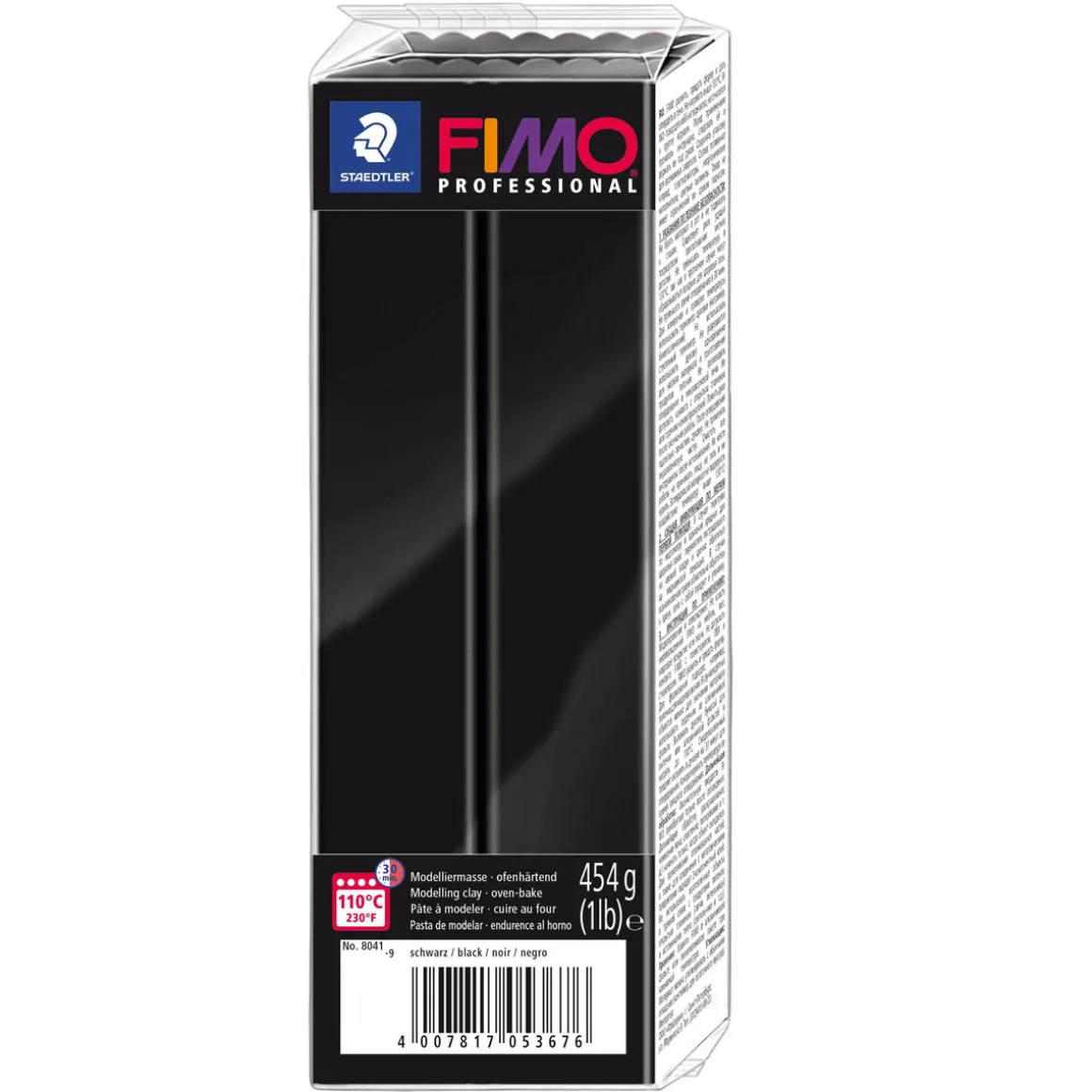 Fimo Professional 454g Sort