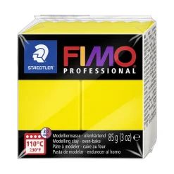 Fimo professional 85 g true yellow – modelleire for fine detaljer