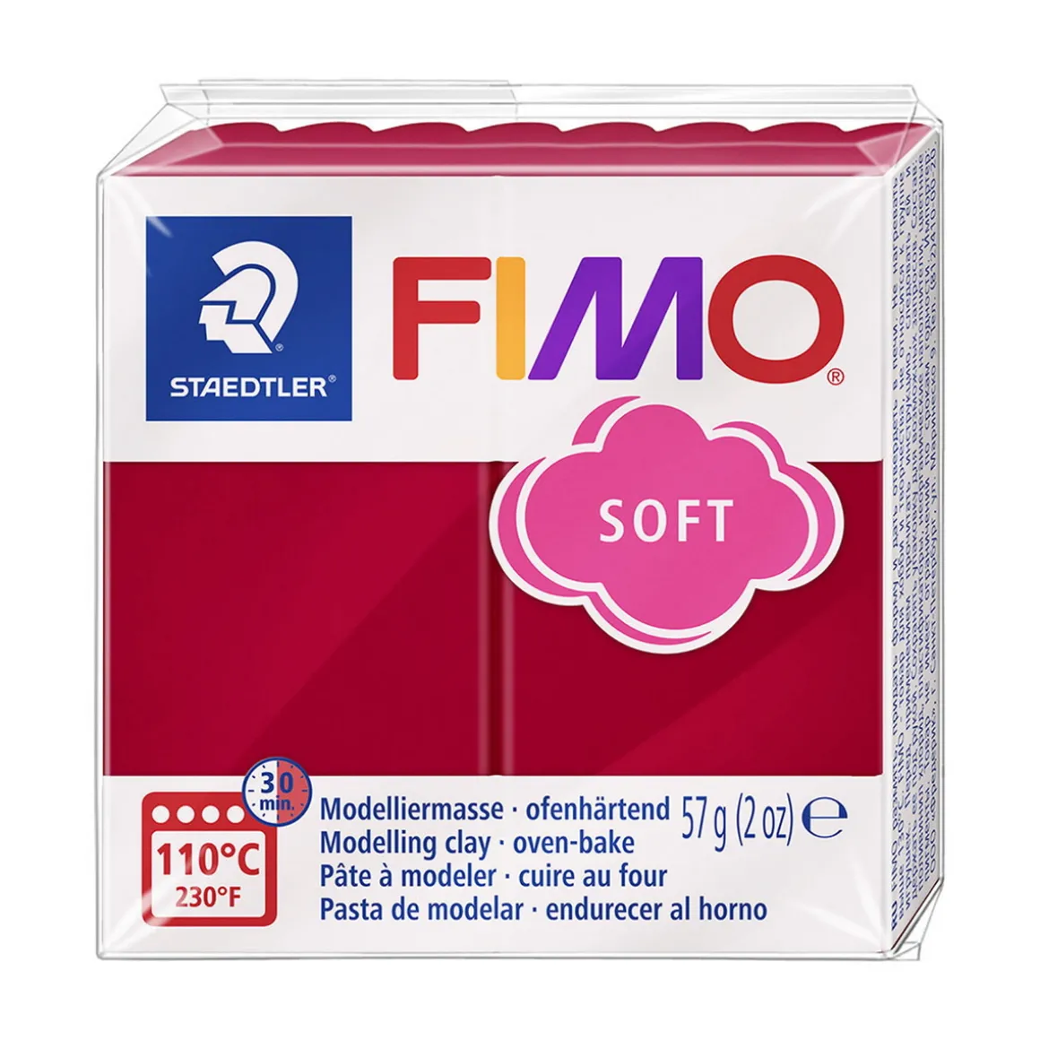 Fimo Soft 57 g Cherry Red