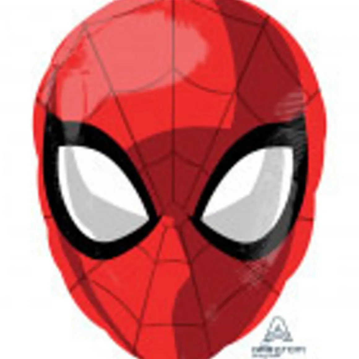 Folieballong 43 cm høy Spidermans ansikt