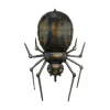 Folieballong metallicglinsende edderkopp, uhyggelig ballong til halloween! 61×101 cm