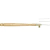 Fransk broderinål i tre, lengde 14 cm. 3 nåler på 08 – 1,0 – 1,2 mm følger med