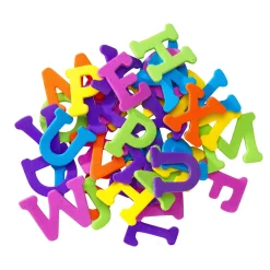 Funky Foam selvklebende dekorgummi bokstaver og tall A–Z, 0–9, 200 stk.