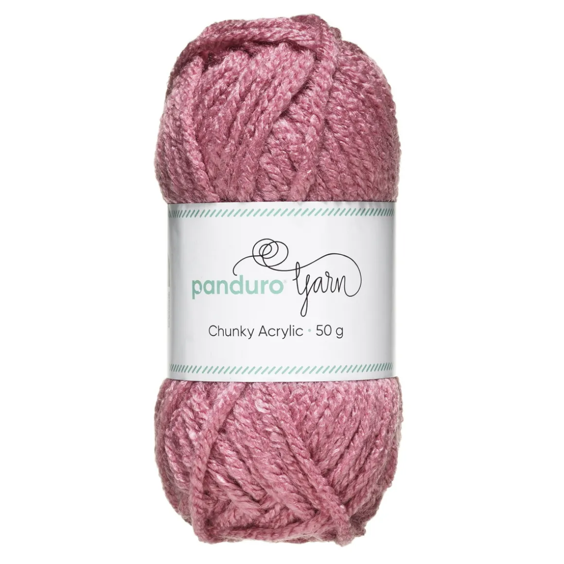 Garn Chunky Acrylic 50 g gammelrosa