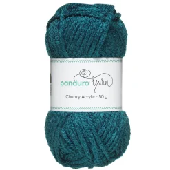 Garn Chunky Acrylic 50 g petrol