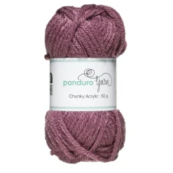 Garn Chunky Acrylic 50 g varmlilla