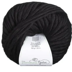 Garn Chunky Wool 100g svart