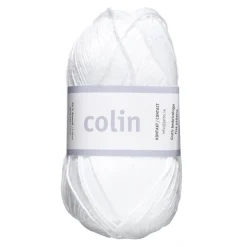 Garn Colin 50 g hvit