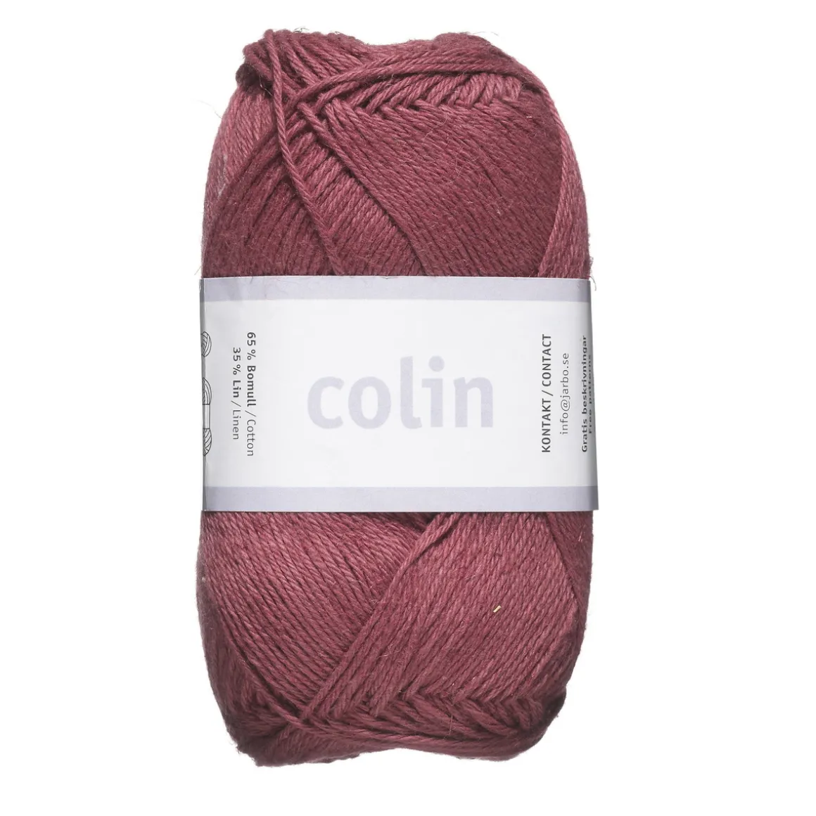 Garn Colin 50 g mørkerosa