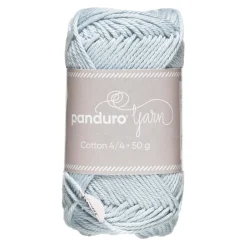 Garn Cotton 4/4 50 g lyseblå