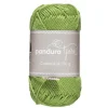Garn Cotton 4/4 50 g lysegrønn
