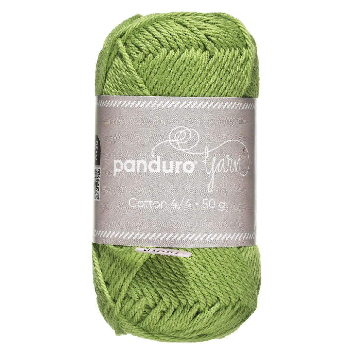 Garn Cotton 4/4 50 g lysegrønn