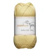 Garn Cotton 8/4 50 g lys gul
