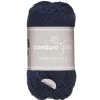Garn Cotton 4/4 50 g marineblå