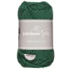 Garn Cotton 4/4 50 g mørkegrønn