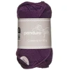 Garn Cotton 4/4 50 g mørkelilla