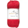 Garn Cotton 8/4 50g Rødt