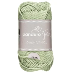 Garn Cotton 4/4 50 g tåkegrønn