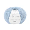 Garn Cotton Merino 50 g lyseblå 131