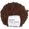 Garn Curly Teddy 50 g brun