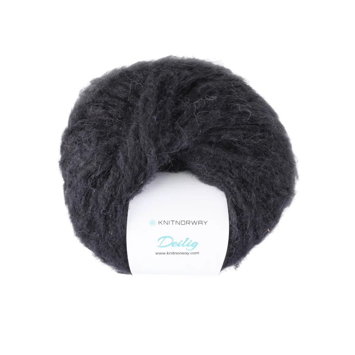 Garn Deilig 50 g black – colour 30