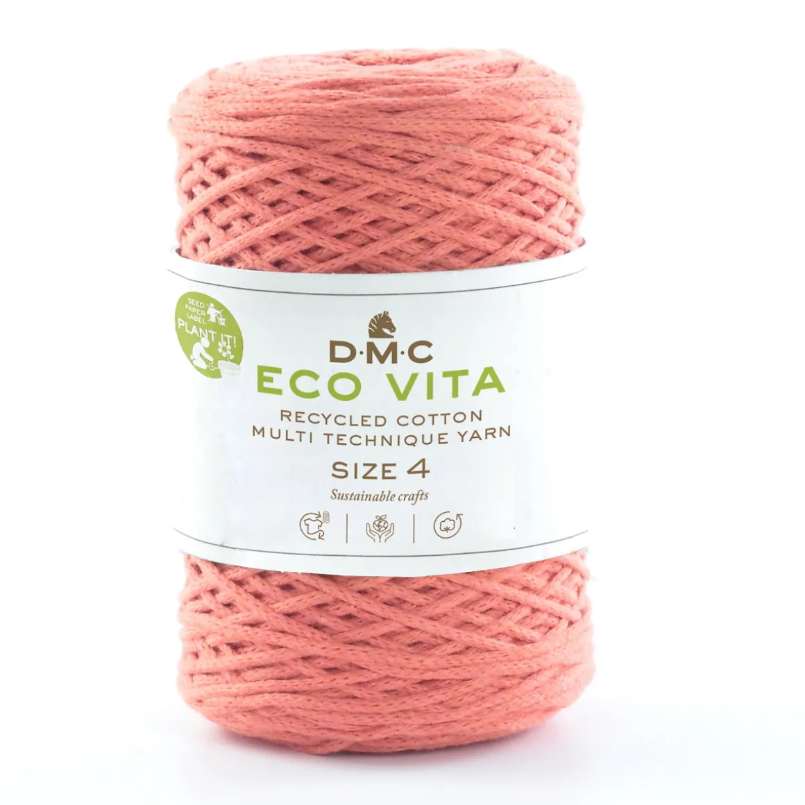 Garn DMC Eco Vita 4 250 g – aprikos 015