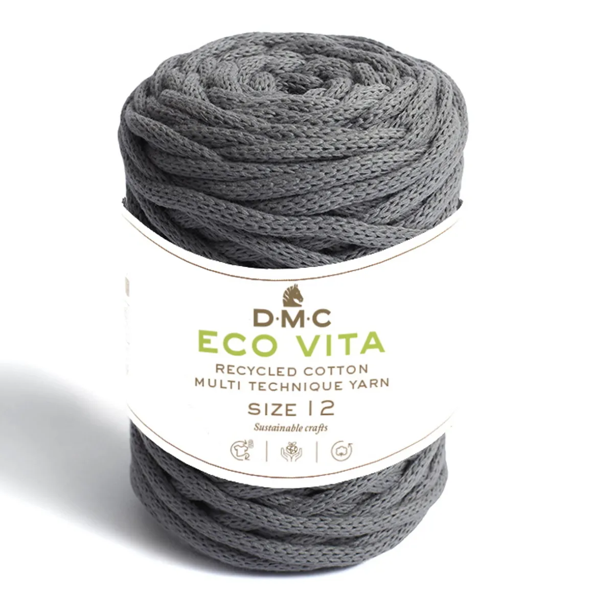 Garn DMC Eco Vita 12 250 g – grå 012