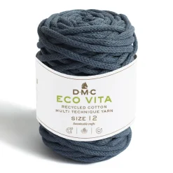 Garn DMC Eco Vita 12 250 g – gråblå 076