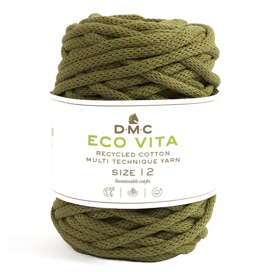 Garn DMC Eco Vita 12 250 g – grønn 083