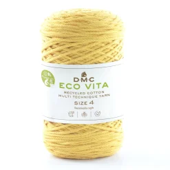 Garn DMC Eco Vita 4 250 g – gul 09