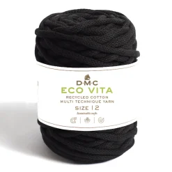 Garn DMC Eco Vita 12 250 g – svart 02