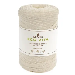 Garn DMC Eco Vita Tape Yarn båndgarn 250 g beige