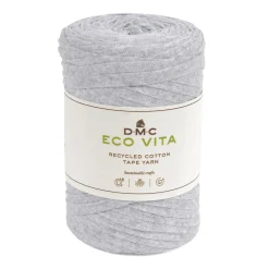 Garn DMC Eco Vita Tape Yarn båndgarn 250 g grå