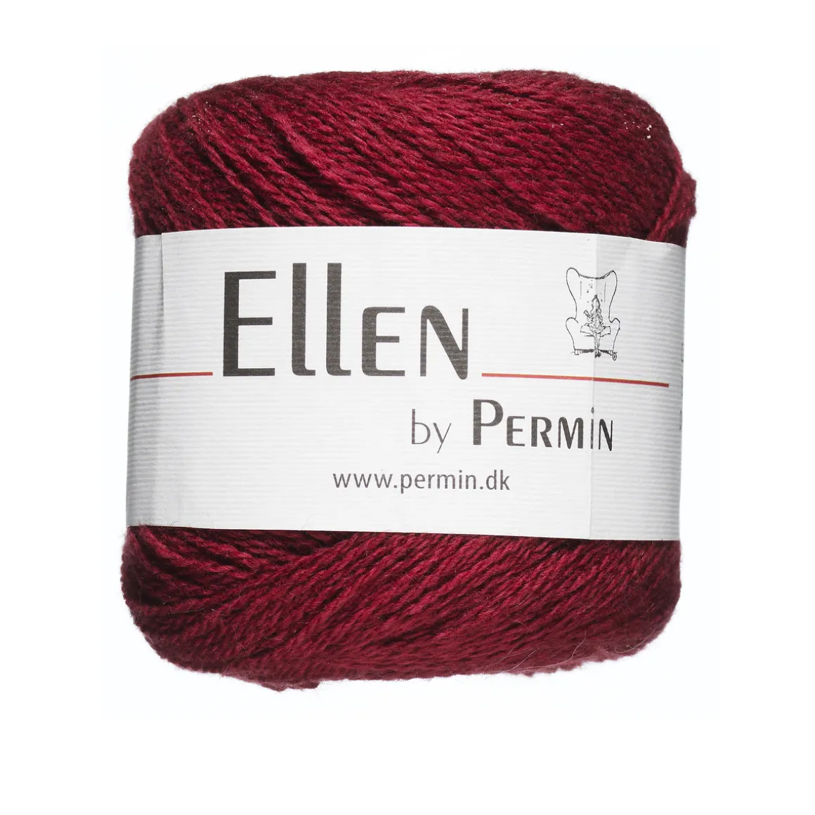 Garn Ellen 50 g rød