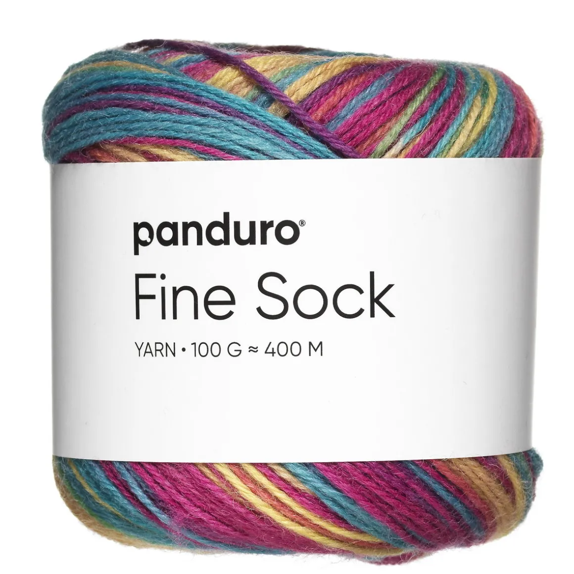 Garn Fine Sock 100 g leken fargemiks