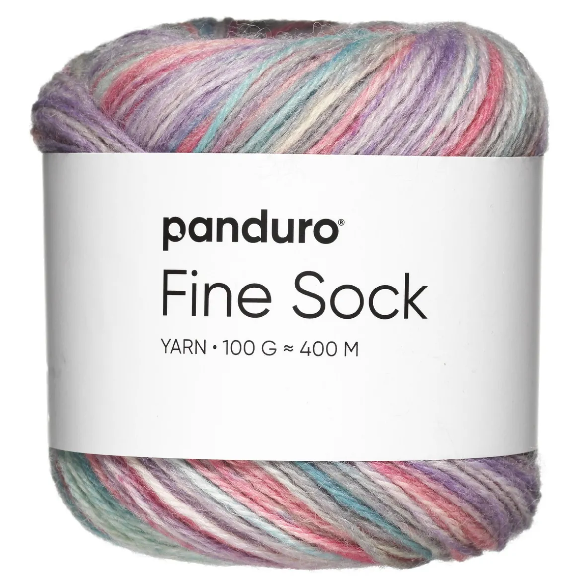 Garn Fine Sock 100 g pastellfarger