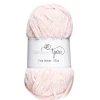 Garn Fine Velvet 50 g lyserosa – fløyelsmykt og himmelsk mykt garn