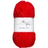 Garn Fine Velvet 50 g rød – fløyelsmykt og himmelsk mykt garn