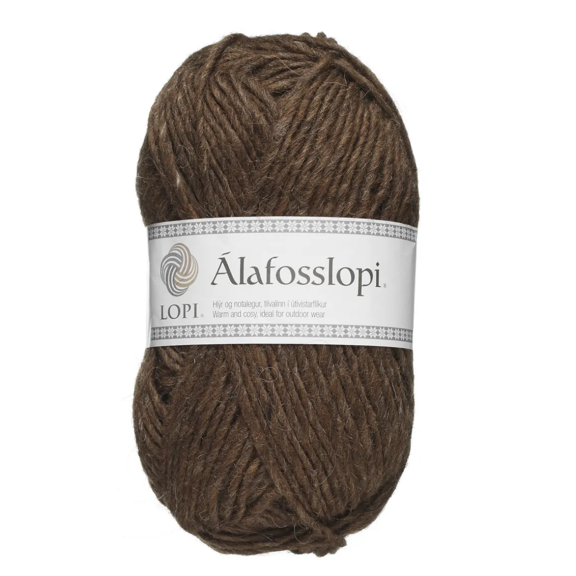 Garn Istex Alafosslopi 100 g eikenøtt – 0053 Acorn heather