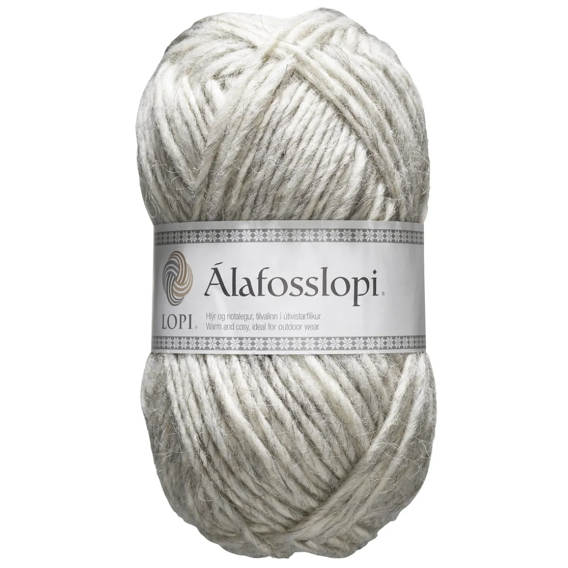 Garn Istex Alafosslopi 100 g lysegrå – 0054 Light ash heather