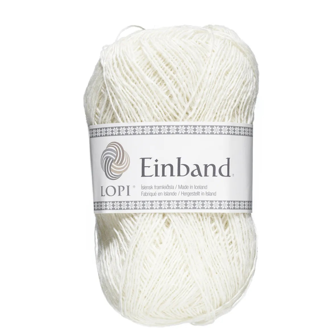 Garn Istex Einband 50 g hvit – White 0851