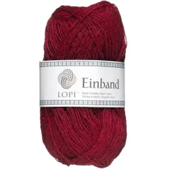 Garn Istex Einband 50 g rød – Crimson 0047