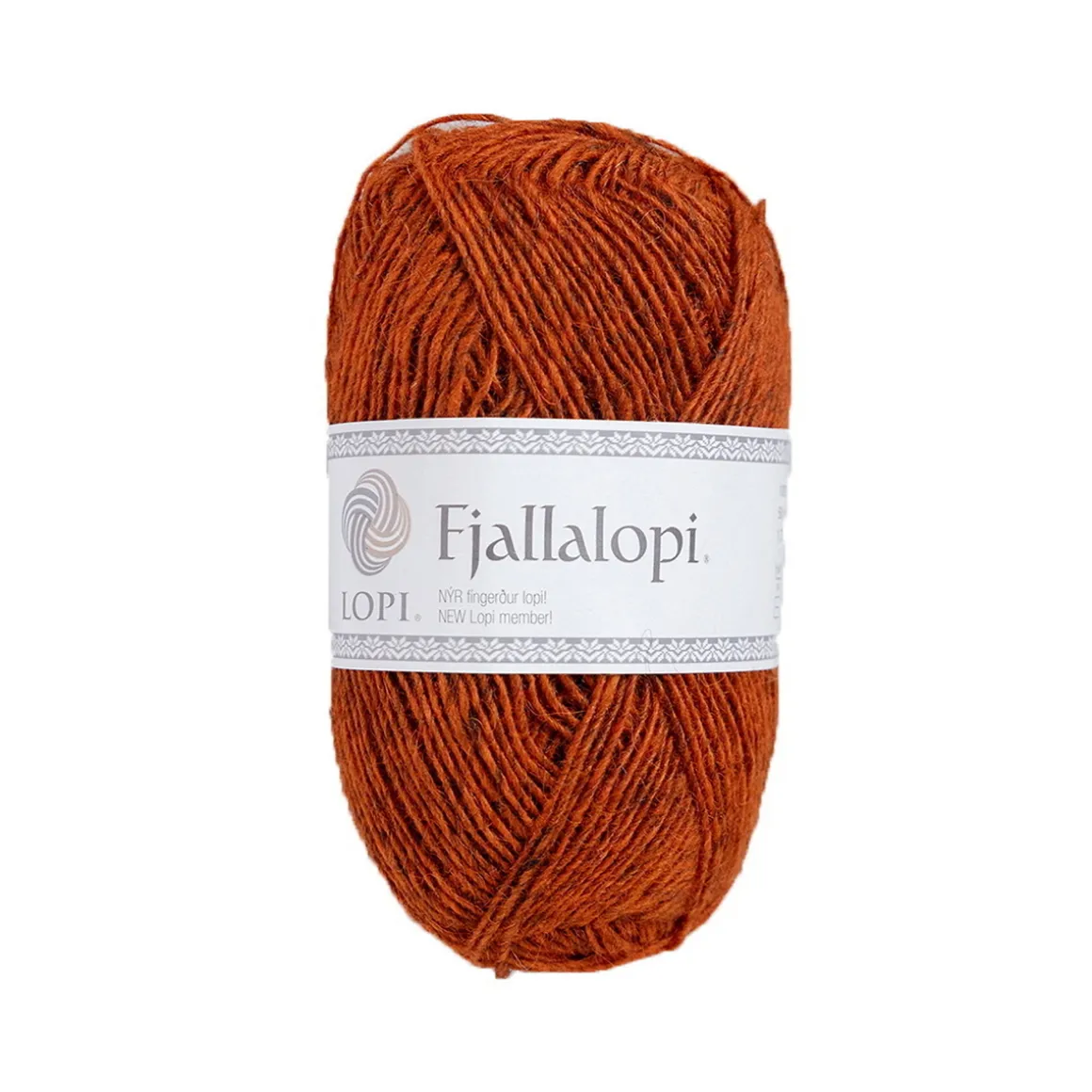 Garn Istex Fjallalopi 50 g rød – Ginger 3042