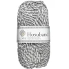 Garn Istex Hosuband 100 g hvit/grå – Grey-white 0224
