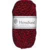 Garn Istex Hosuband 100 g rød/svart – Red-black 0225
