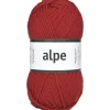Garn Järbo Alpe 50 g rød – 36102 X-mas red