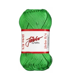 Garn Järbo 8/4 50 g lysegrønn – 32041 Pomegranate green