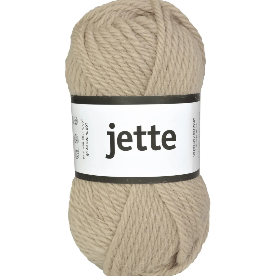 Garn Järbo Jette 50 g beige – 26322 Caramel beige